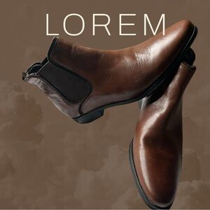 **Nwob  ASOS Men's Brown Leather  Chelsea Boots Size 9